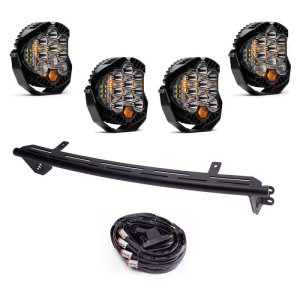 Ford Super Duty Lights - Baja Designs - LP9 Bull Bar Light Kit w/Upfitter - `23-`27
